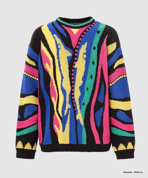 Splatoon」 長袖ニット - ブラック メンズ : ZOZOTOWN Yahoo!店 - 通販