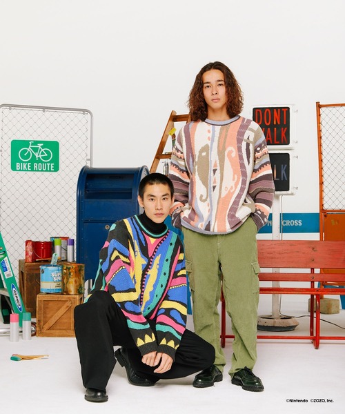 Splatoon」 長袖ニット - ブラック メンズ : ZOZOTOWN Yahoo!店 - 通販