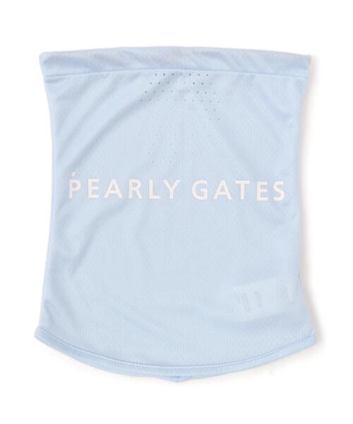 【新品タグ付】PEARLYGATESシュラッグ日焼け防止sizeFree白 PEARLY GATES ゴルフ 「PEARLY GATES」UVカットネックガード