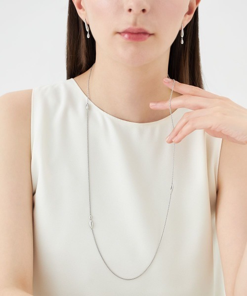 ４℃ 【Noble of Water】シルバー ネックレス 4℃（ヨンドシー） ネックレス 「Noble of Water」 シルバー ネックレス