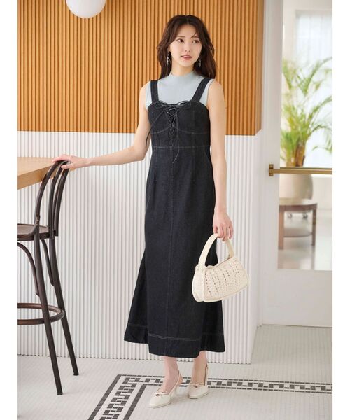 Mercuryduo新品ワンピース パーツエンブロイダリーワンピース[品番：MKSW0057136]｜MERCURYDUO