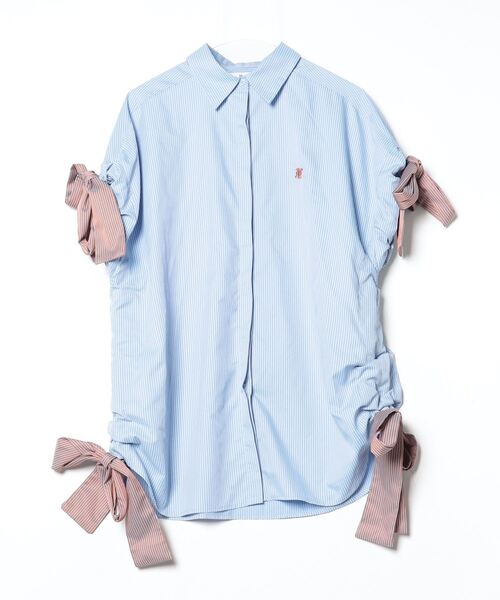 「jouetie」 半袖シャツ MEDIUM ブルー レディース