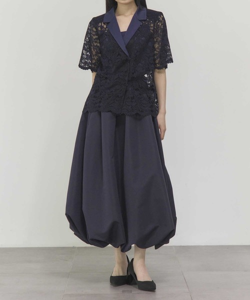 ブラウス シャツ 「THE TOKYO/ザトウキョウ」Half Sleeve Lace Jacket/ハーフスリーブレースジャケット レディース THE PERMANENT EYE ブラウス シャツ 「THE TOKYO/ザトウキョウ