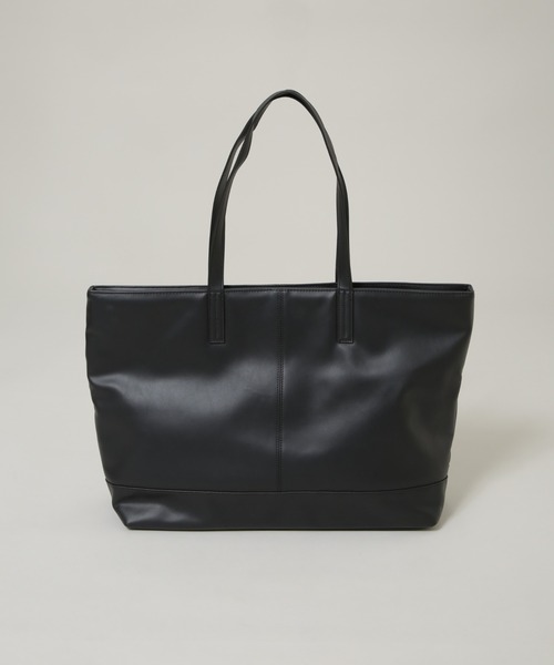 ナノユニバース　本革　トートバッグ　ユニセックス　ビジネスバッグ　大容量 Amazon | [ナノ・ユニバース] WEB限定 シンセティックレザー トート