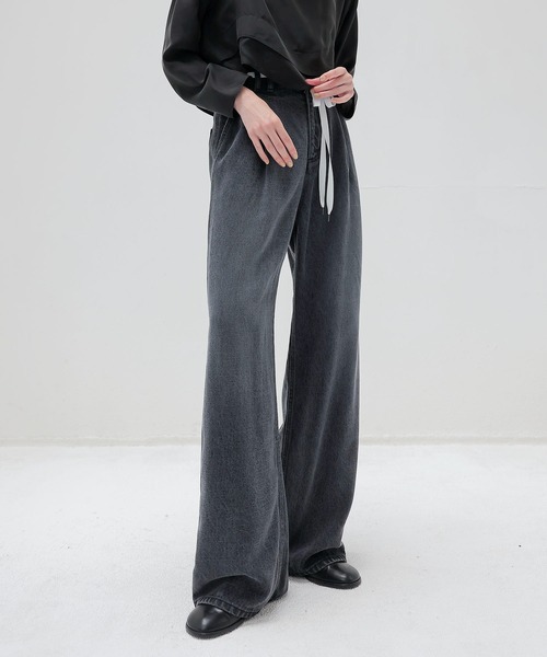 CAPRI PANTS [PURPLE GREY] - SAN SAN GEAR SAN SAN GEAR : 25SS