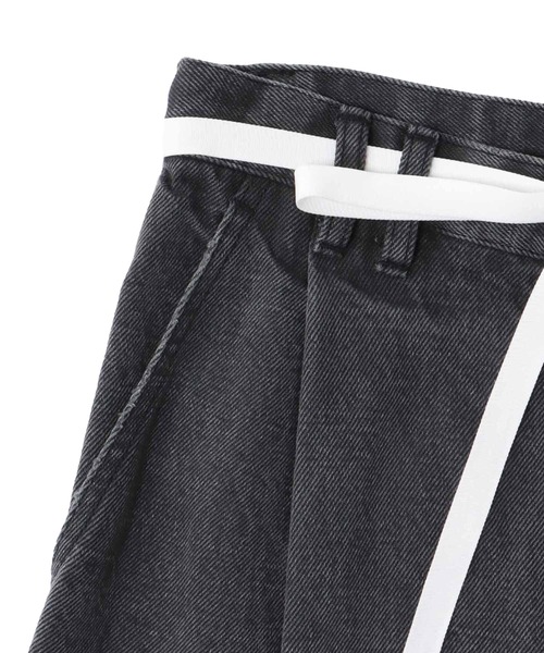 ワイドパンツ ジーンズ デニム デニムパンツ レディースの画像