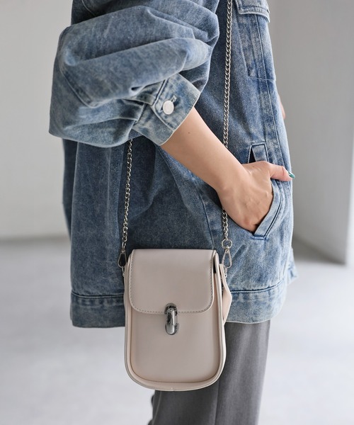 Riberry（リベリー） ショルダーバッグ バッグ スクエアミニチェーン