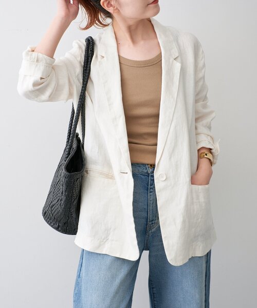 「Spick & Span」 テーラードジャケット 34 グレー レディース