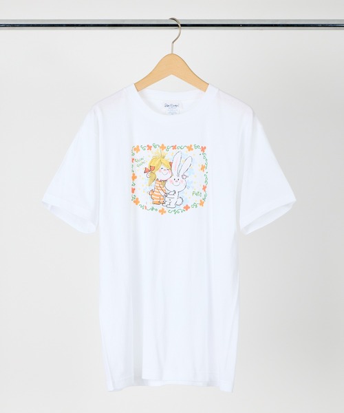 うさぎカットソー ハイクオリティTシャツ ・ 行列うさぎ /うさぎ寝入り | COTTONTAIL