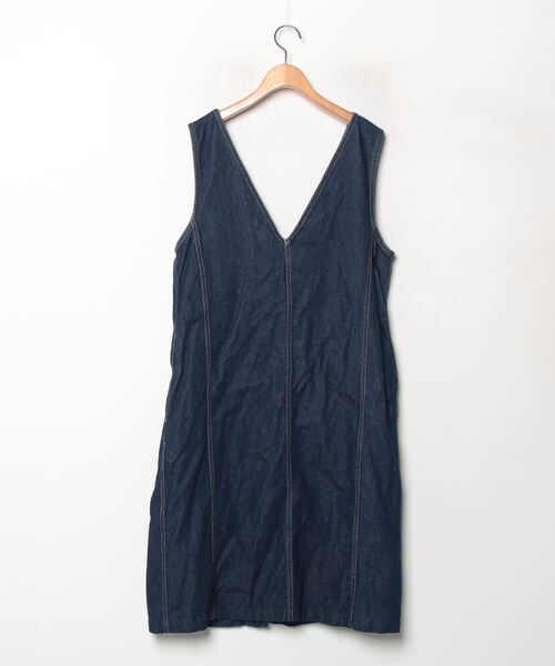 「Cutie Blonde」 サロペットスカート 03 ネイビー レディース_画像2