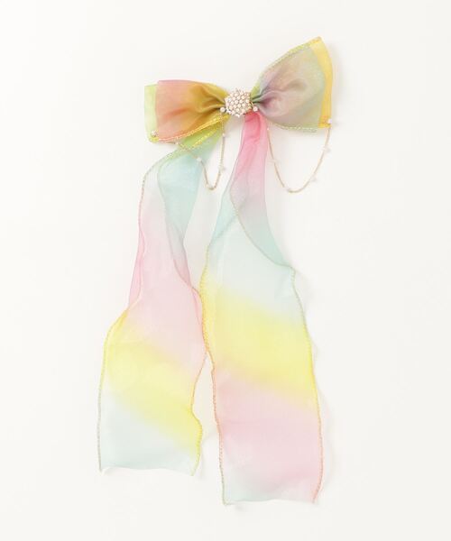 CALIFORNIA OUTFITTERS ヘアクリップ 7B26 パールビジューリボンヘア