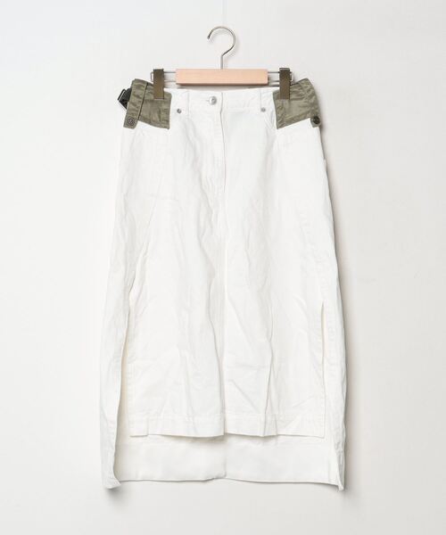 sacai サカイ レディース デニムスカート ウール切替サイズ1美品 sacai サカイ レディース デニムスカート ウール切替サイズ1美品