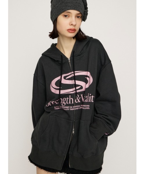 スライ　PRINT OVER HOODIE プリントオーバーフーディー SLY（スライ） パーカー PRINT OVER HOODIE プリント オーバー