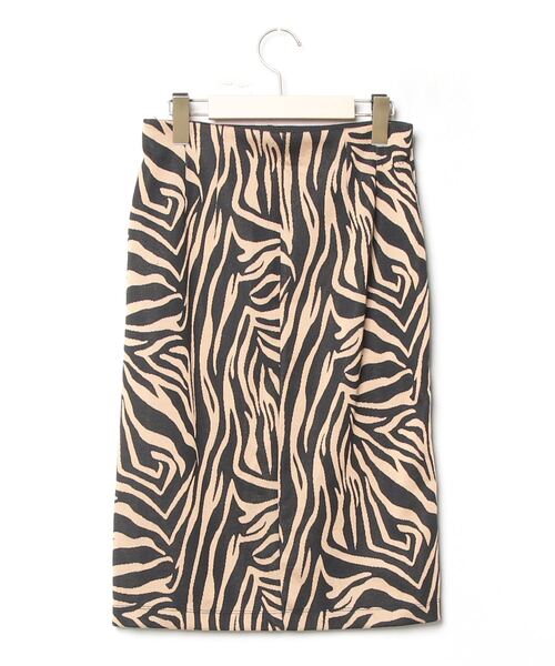 「stradivarius」 タイトスカート L ベージュ レディース_画像2