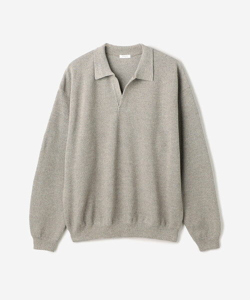 クレプスキュール カノコスキッパーポロシャツ 別注 ニットポロシャツ crepuscule（クレプスキュール） セーター ニット | 鹿の子 スキッパー