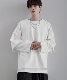 LILL（リル） tシャツ ルーズシルエットワイドスリーブフェイク