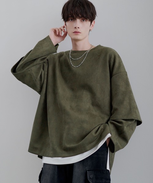 LILL（リル） tシャツ ルーズシルエットワイドスリーブフェイク