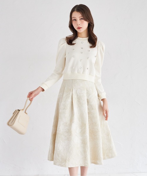 tocco closet（トッコ クローゼット） トレーナー スウェット パール