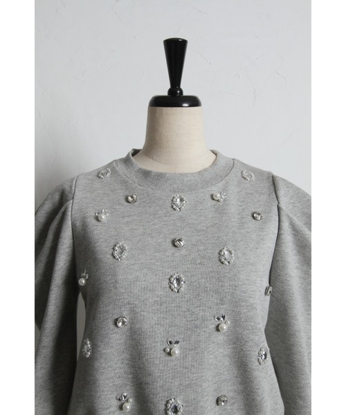 tocco closet（トッコ クローゼット） トレーナー スウェット パール