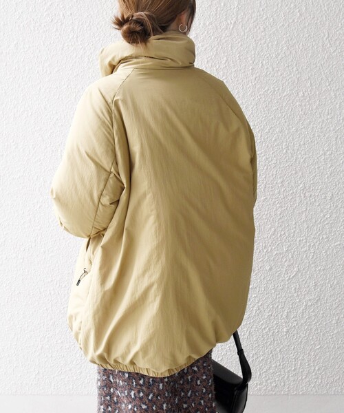 SHIPS any ダウンコート ダウンジャケット any: ナイロン スタンド