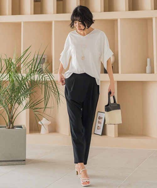 「LAUTREAMONT」 半袖カットソー 11号 グリーン系その他 レディース_画像4