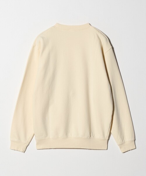 6 トレーナー スウェット 「6(ROKU)」ダメージ ペイント スウェット