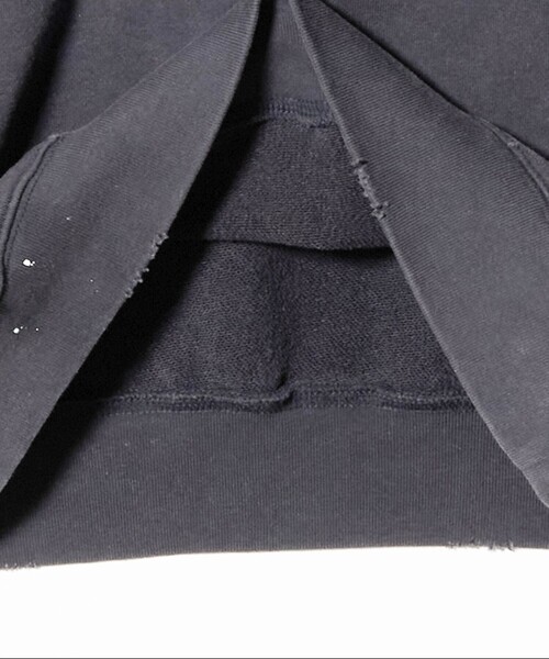 6 トレーナー スウェット 「6(ROKU)」ダメージ ペイント スウェット