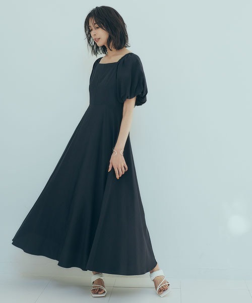 FRAY I.D（フレイ・アイディー） 半袖ワンピース 0 ブラック