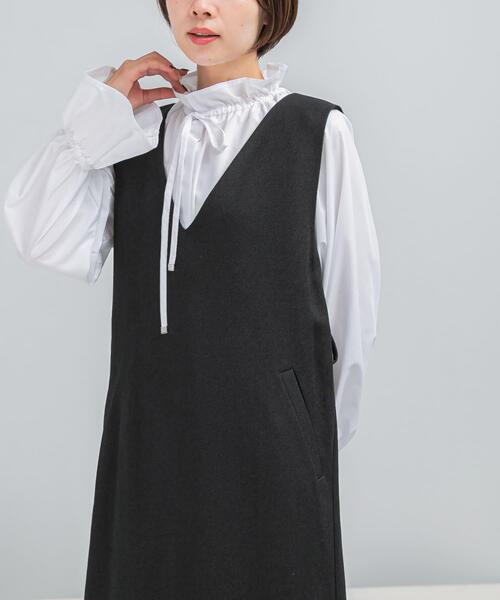 ブラウス シャツ フリルカラーブラウス レディース : ZOZOTOWN Yahoo