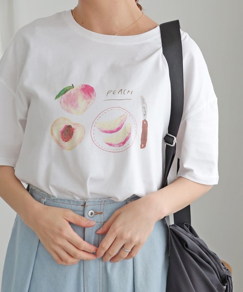 「Crisp」 半袖Tシャツ FREE ピンク レディース_画像6
