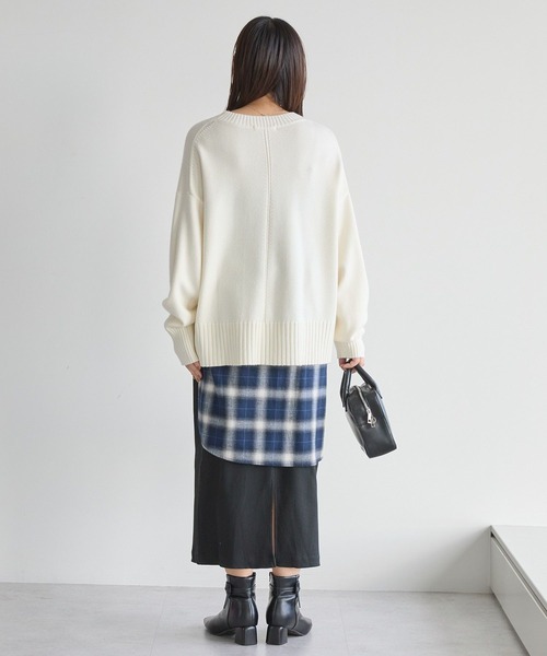 ニット セーター バイパチモックネックニットプルオーバー レディース | AMERICAN HOLIC | 22