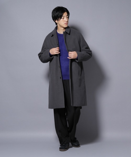 NANO universe（ナノ・ユニバース） ステンカラーコート コート テック