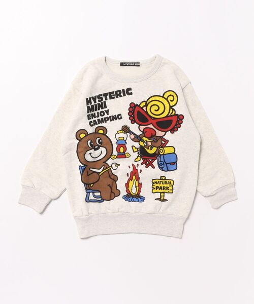 HYSTERIC MINI（ヒステリックミニ） トレーナー CAMP BEAR 裏毛