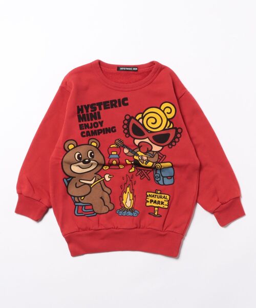 HYSTERIC MINI（ヒステリックミニ） トレーナー CAMP BEAR 裏毛
