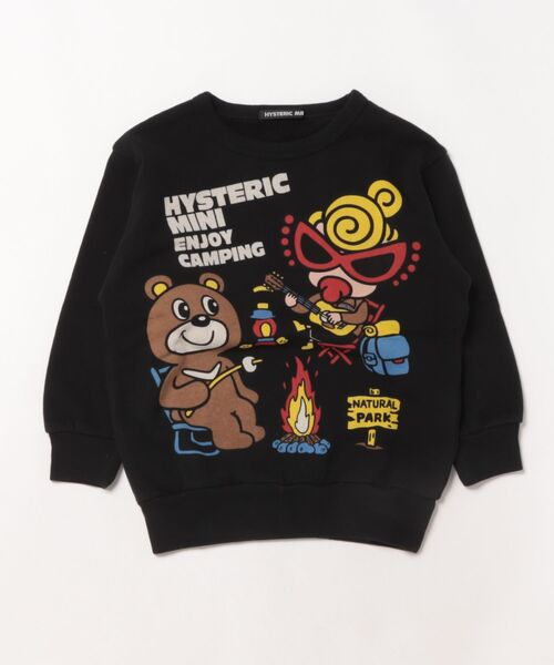 ヒステリックミニ キャンプベア HYSTERIC MINI（ヒステリックミニ） トレーナー CAMP BEAR 裏毛