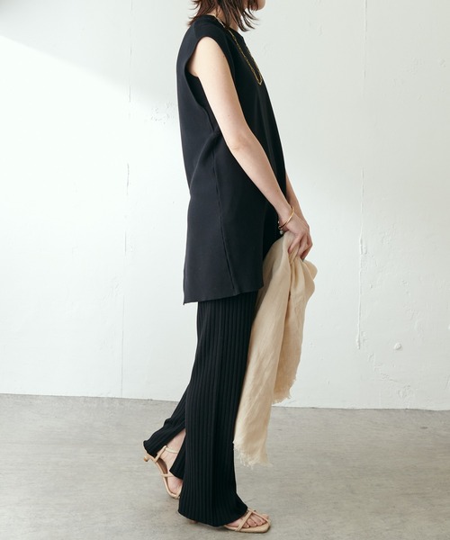 「COLLAGE GALLARDAGALANTE」 セットアップ FREE ライトベージュ レディース_画像4