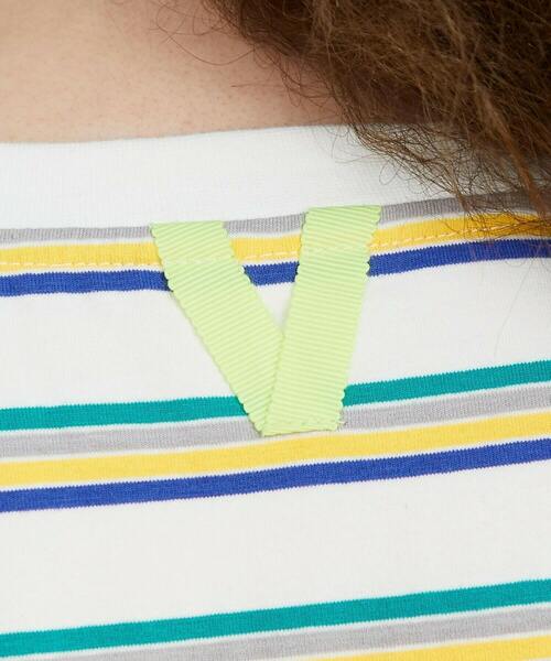 「FRAPBOIS PARK」 7分袖カットソー 2 ベージュ レディース_画像8