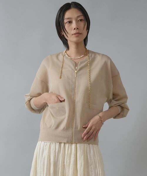 「Liesse」 ブルゾン FREE ベージュ レディース_画像3