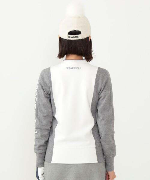 BEAMS GOLF（ビームス ゴルフ） 長袖ニット MEDIUM ネイビー