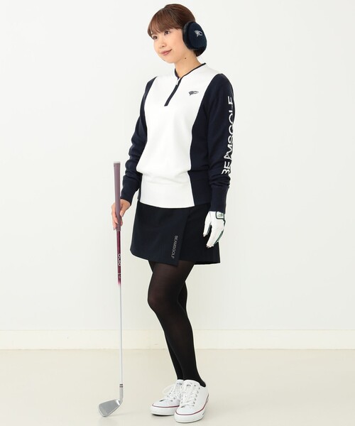 BEAMS GOLF（ビームス ゴルフ） 長袖ニット MEDIUM ネイビー