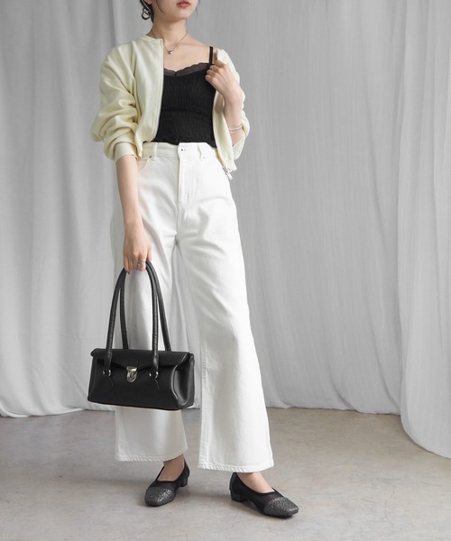 「minia」 フラットパンプス LL ブラック レディース_画像2