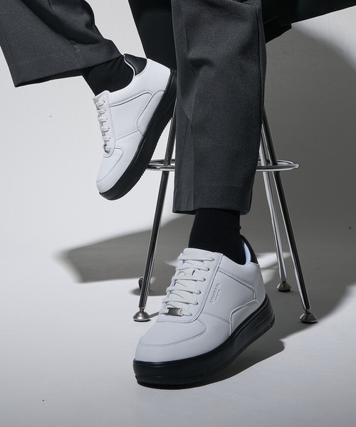 スニーカー 「UNISEX」 +6.5cmヒールアップスニーカー/Heel Up Sneaker 「SACAE/サカエ」 メンズ レディースの画像