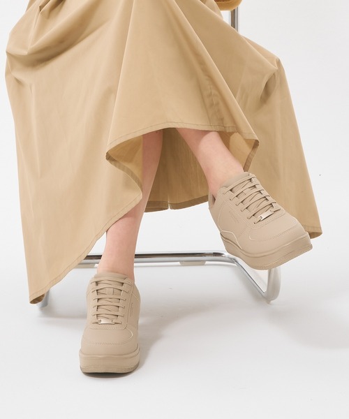 スニーカー 「UNISEX」 +6.5cmヒールアップスニーカー/Heel Up Sneaker 「SACAE/サカエ」 メンズ レディースの画像