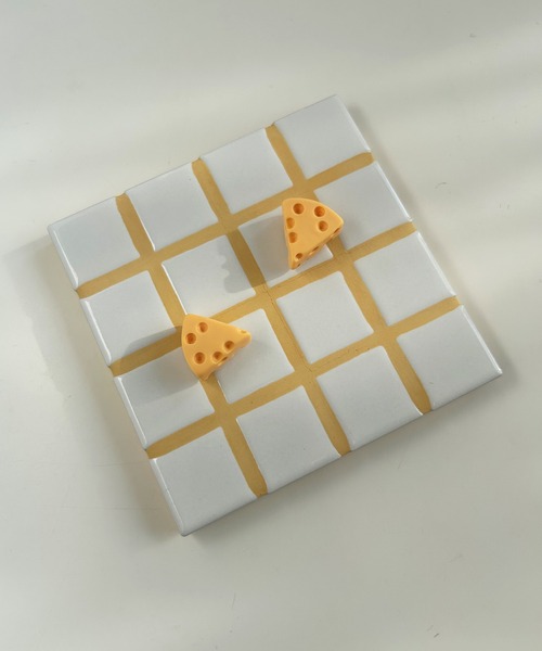 IRADOWL（アイラドール） インテリア チーズ型マグネット2個セット