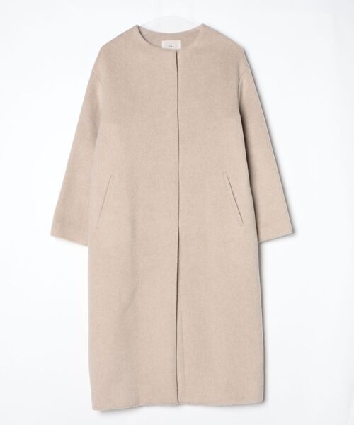 IENA（イエナ） ノーカラーコート 38 ベージュ レディース : ZOZOTOWN
