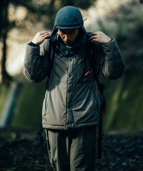 「EKAL」 ダウンジャケット LARGE ブラウン メンズ_画像9