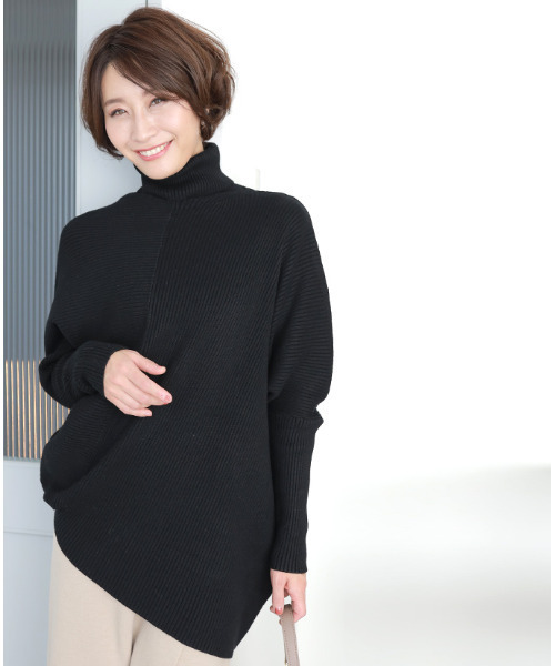 「Ehre style」 タートルネックニット FREE アイボリー レディース_画像2