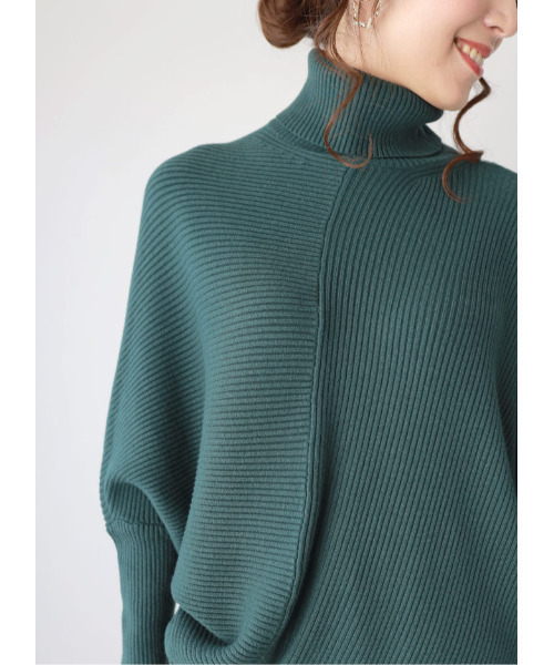 「Ehre style」 タートルネックニット FREE アイボリー レディース_画像3