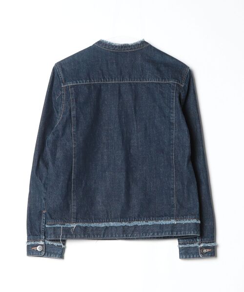 「bukht」 デニムジャケット S ネイビー レディース_画像2