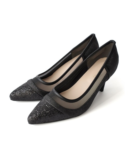 「AmiAmi」 パンプス 35 ブラック レディース_画像3